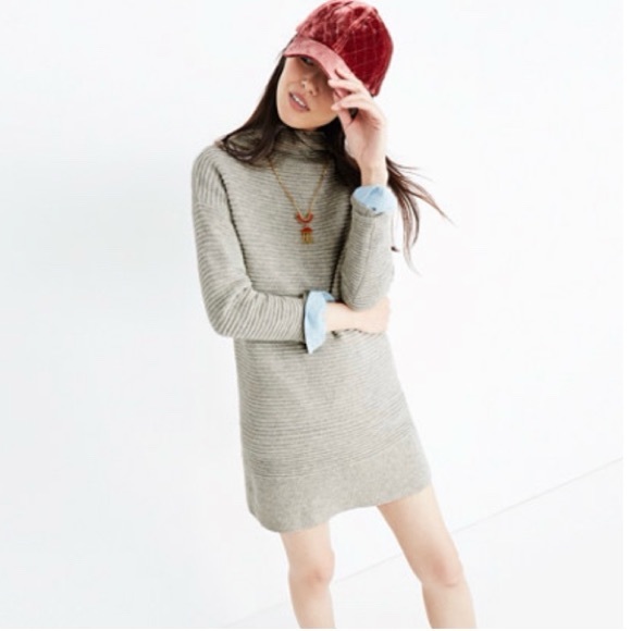 - SOLD - Madewell Skyscraper Sweater Dress Size M - Picture 7 of 12